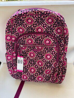 NWT Vera Bradley Bancroft backpack in a pink pattern